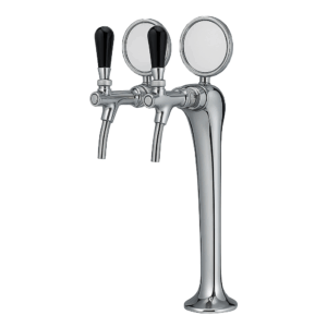 Ice Colonnina Meccanica con medaglioni, rubinetto e compensatore - 2 e 3 Vie