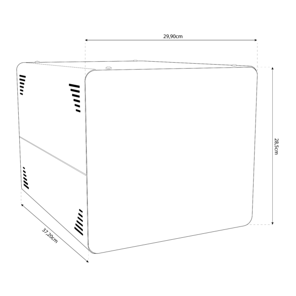 Micro Fresh Box Frigogasatore acqua Filtrazione per Cassettone Cucina - 3 vie - immagine 2