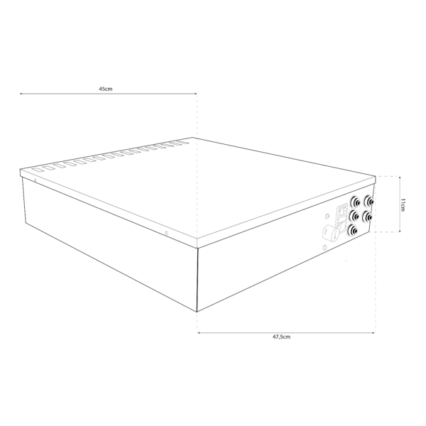 Micro Fresh Home Slim Frigogasatore acqua Filtrazione Sottozoccolo - 3 vie - immagine 2