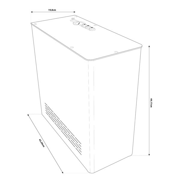 Osmo Refrigeratore acqua Osmosi Inversa diretta Sottolavello - 3 vie - immagine 2