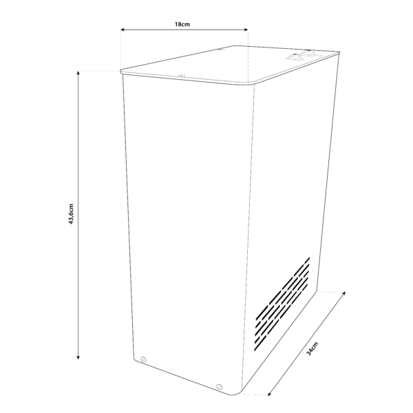 Micro Fresh Home Refrigeratore acqua Filtrazione 15Lt/h. Sottolavello - 2 e 3 vie - immagine 2